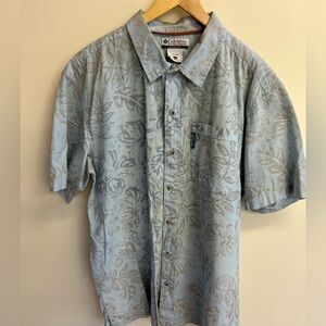Men’s Columbia button up shirt men’s Large